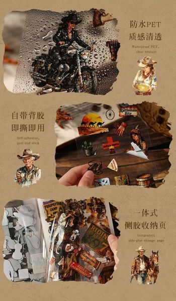 Стікербук Wild West III 20 аркушів sb86-3 фото