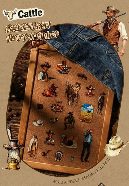 Стікербук Wild West III 20 аркушів sb86-3 фото