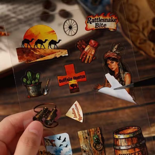 Стікербук Wild West III 20 аркушів sb86-3 фото