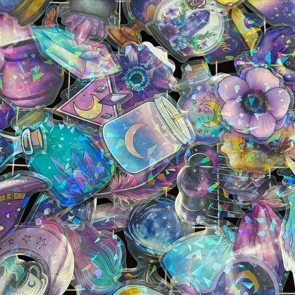 Набір стікерів Magical Witchy 50 шт 6b100 фото