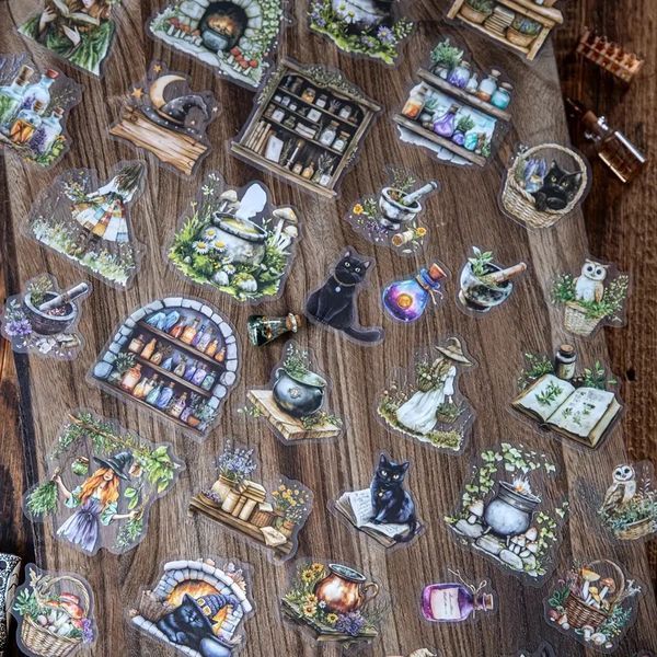 Набір стікерів Spell Books 15 шт s711-2 фото