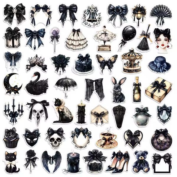 Набір стікерів Gothic Charms 50 шт h12 фото