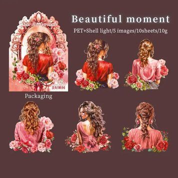 Набір стікерів Beautiful moment 10 шт 6b129-4 фото