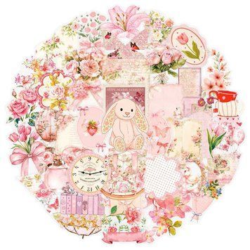 Набір стікерів Pink  Dream 50 шт f59-11 фото