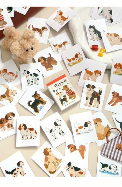 Міні стікербук Puppies Park 50 аркушів c224-2 фото